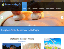 Tablet Screenshot of benesserepuglia.it